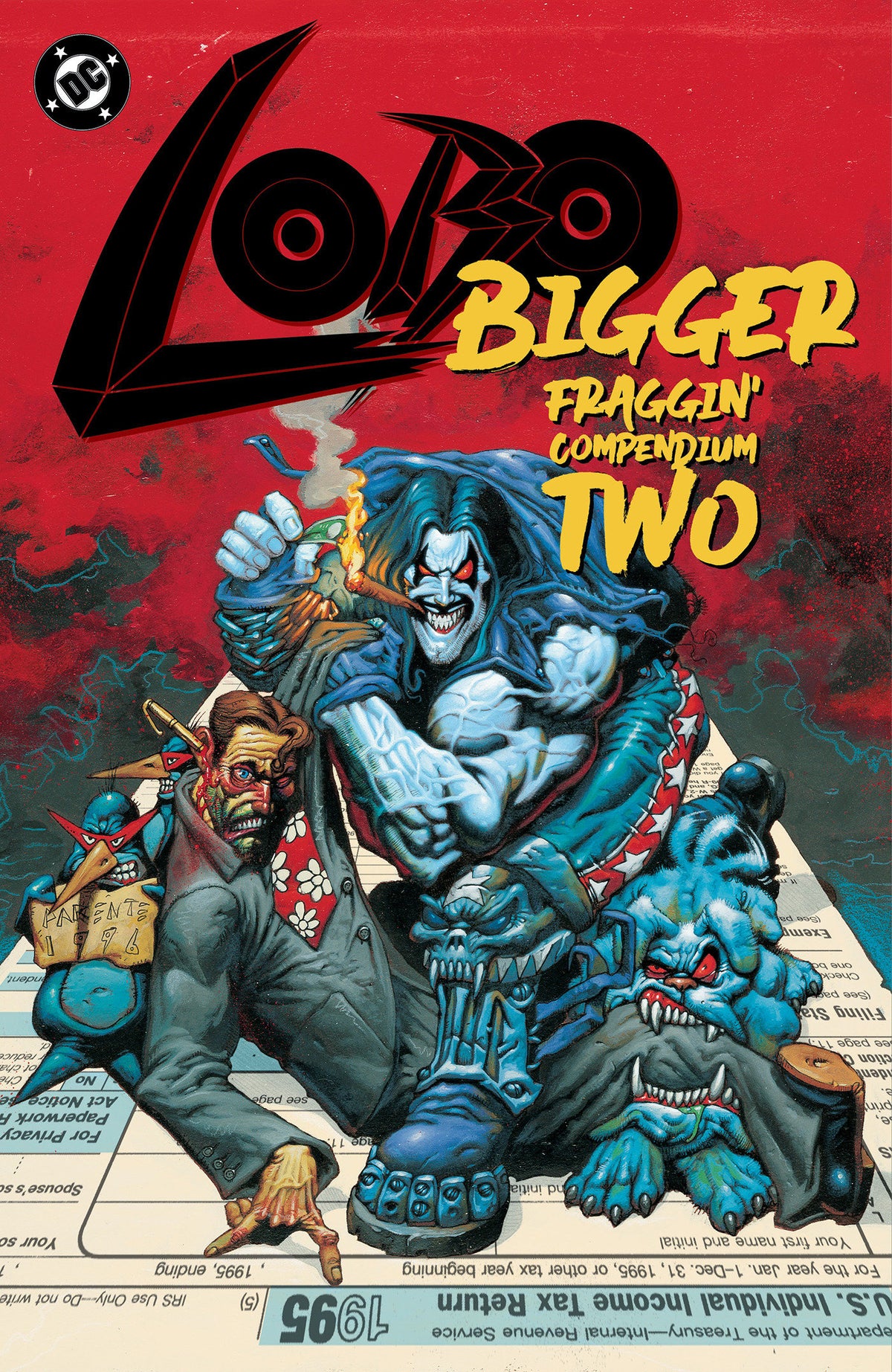 Lobo: Bigger Fraggin' Compendium Two cover (ISBN 9781799515319)