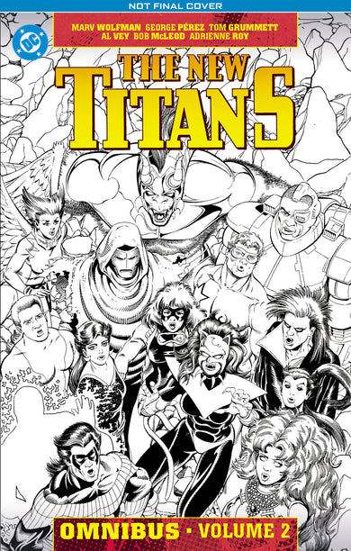 The New Titans Omnibus Vol. 2 cover (ISBN 9781799516583)