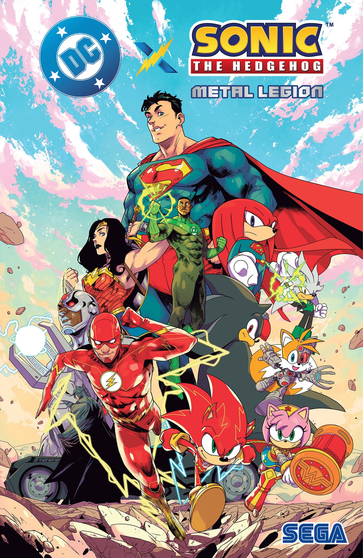 DC x Sonic the Hedgehog: Metal Legion cover (ISBN 9781799517245)