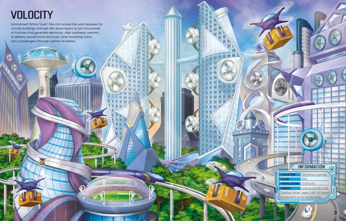 Build Your Own Futuristic Cities GB - Paperback / softback