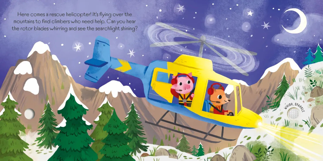 Lights and Sounds Emergency Vehicles GB - Board book (9781803707440)