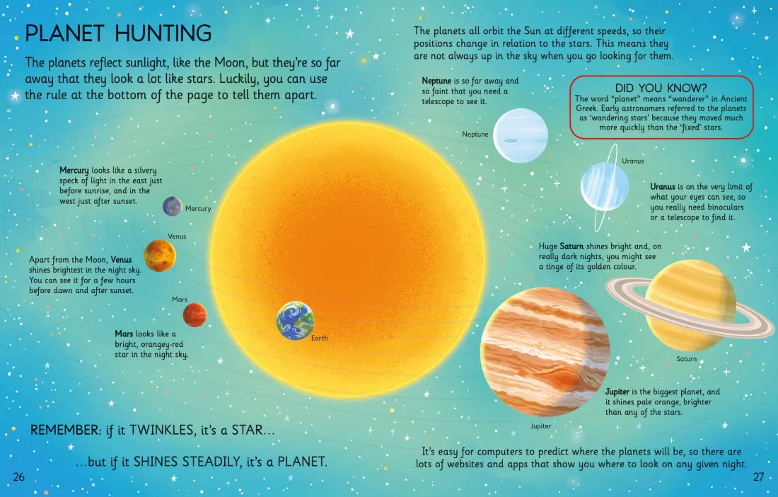 Usborne Stargazing Book GB - Paperback / softback