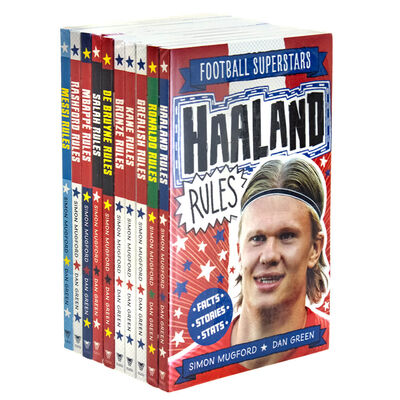 Football Superstars: 10 Book Set