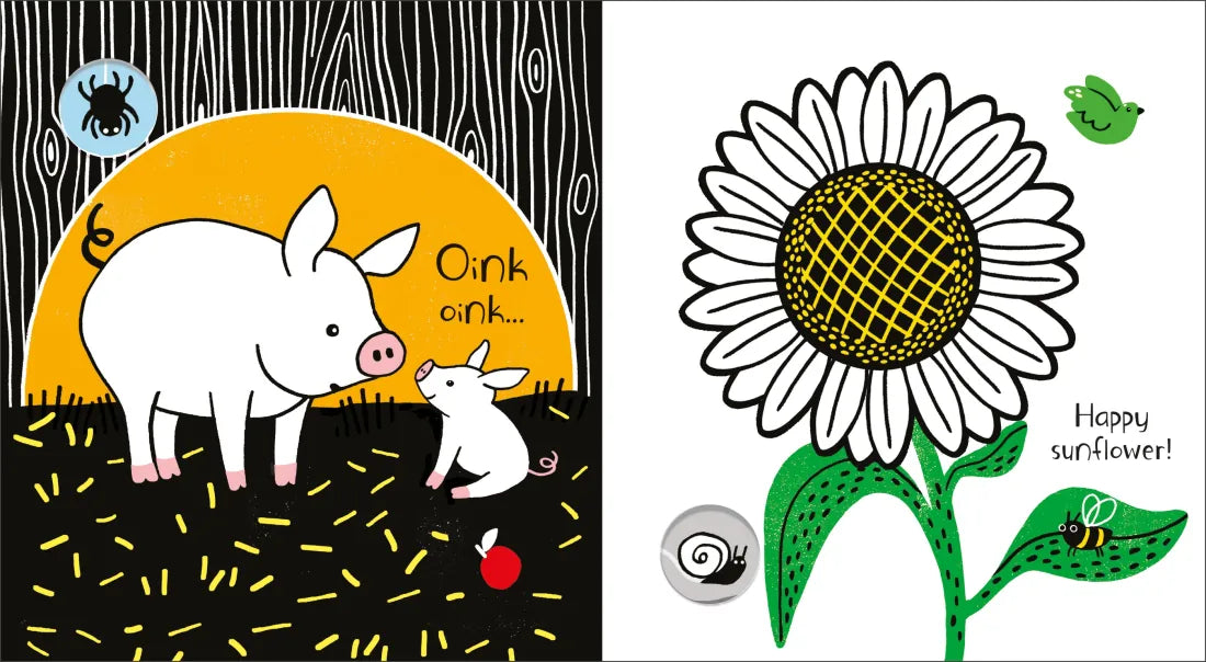 Baby's Black and White Books Farm GB - Board book