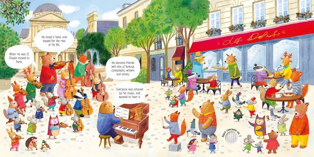 The Animal Orchestra Plays Chopin GB - Board book