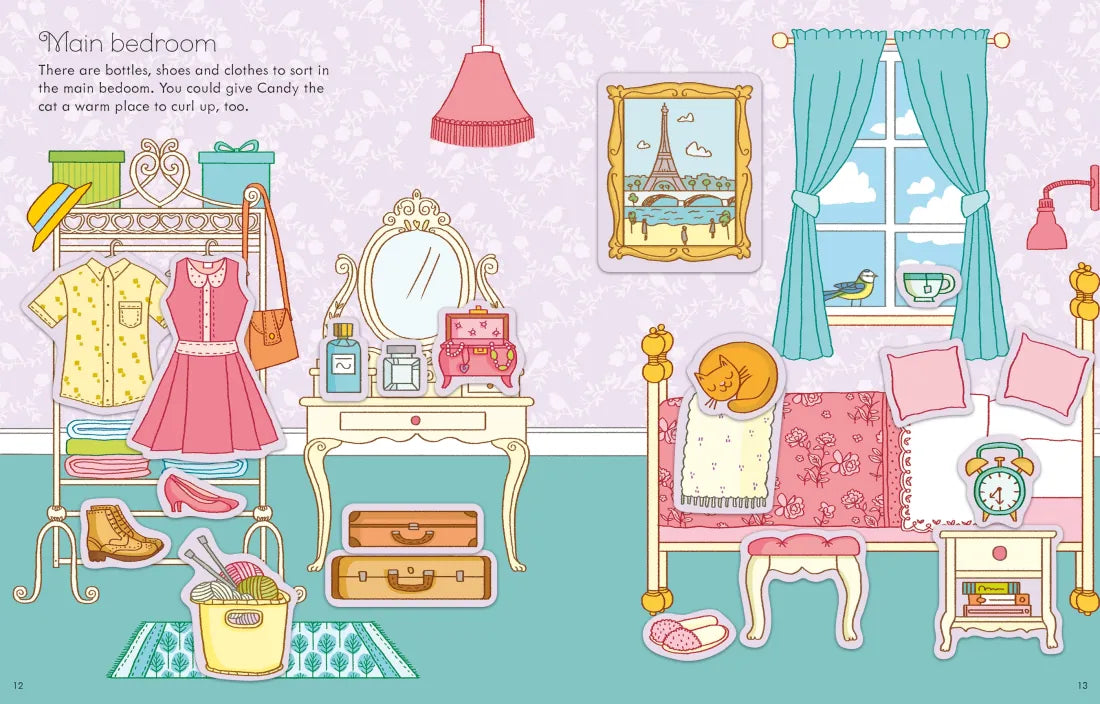 First Sticker Book Doll's House GB - Paperback / softback (9781805077398)