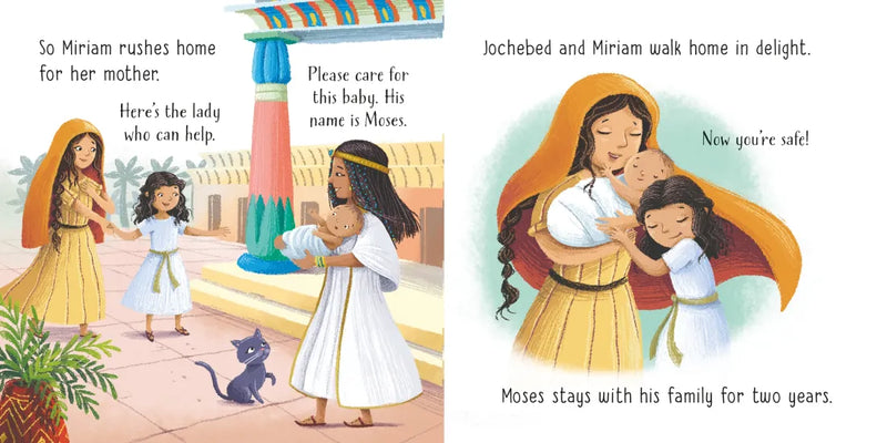 Moses in the Basket GB - Board book