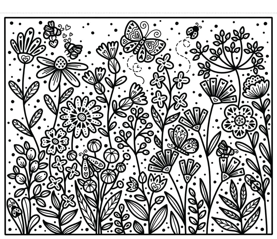 Love, Hearts and Flowers Magic Painting Book GB - Paperback / softback