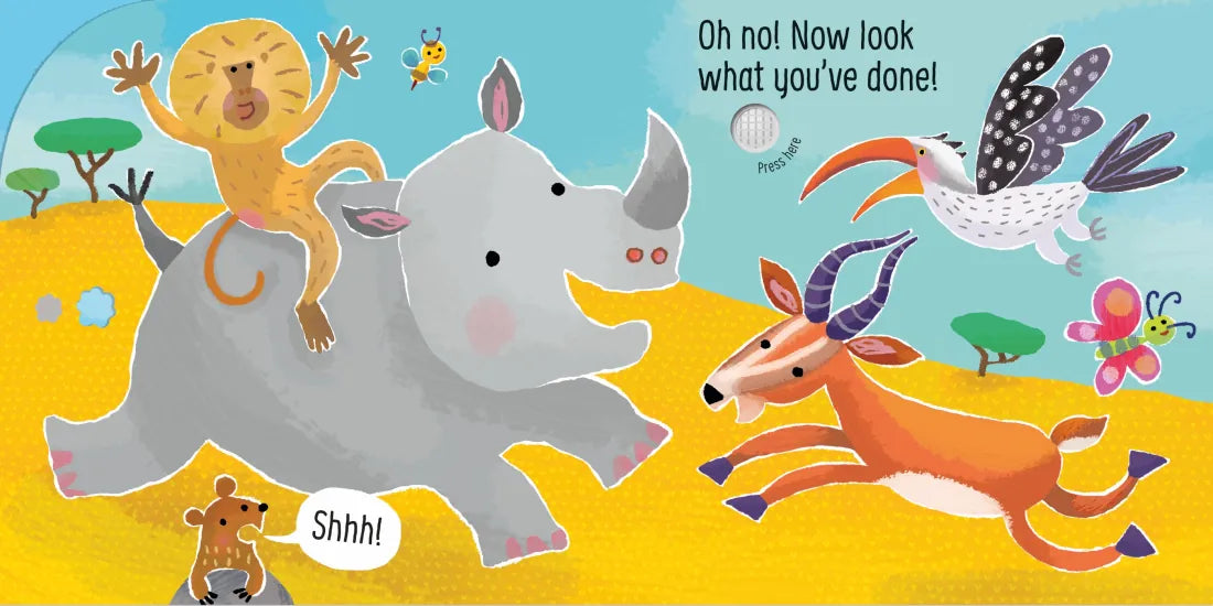 Don't Tickle the Rhino! GB - Board book