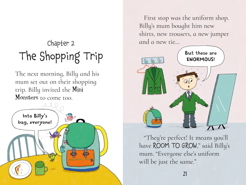 billy and the mini monsters set Billy and the Mini Monsters: Monsters Go Back to School
