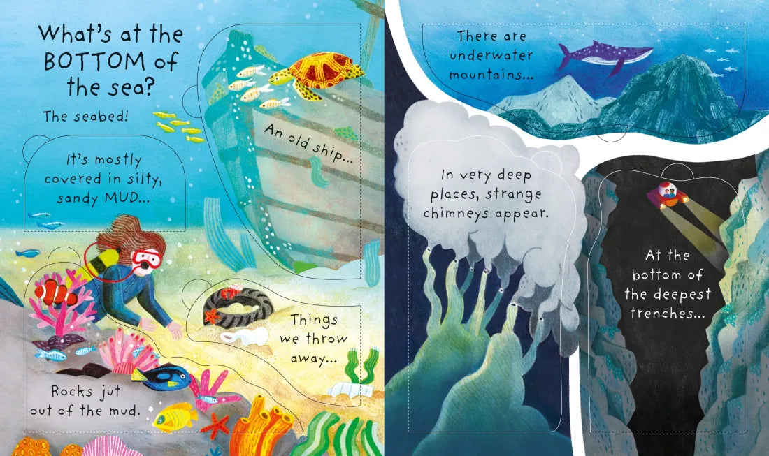 Very First Questions and Answers: How deep is the sea? GB - Board book