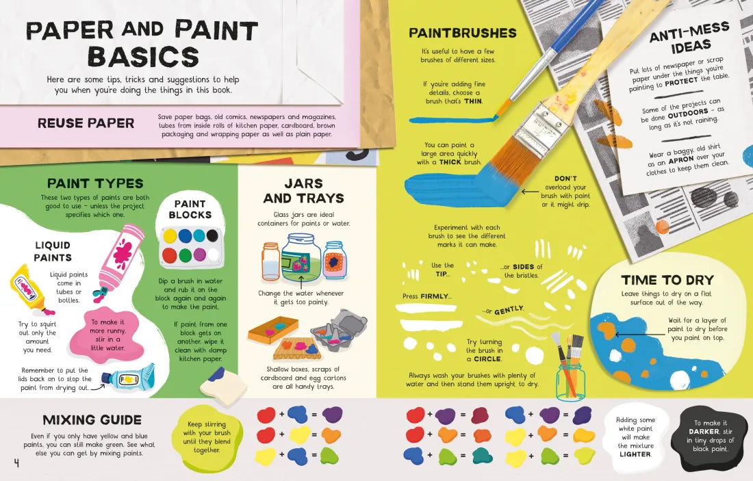 What Can I Do with Paper and Paint? GB - Paperback / softback