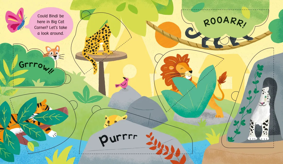 My First Lift-the-flap Spot and Say At the Zoo GB - Board book