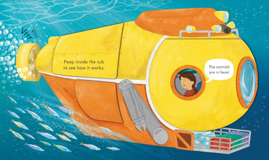 Peep Inside How a Submarine Works GB - Board book