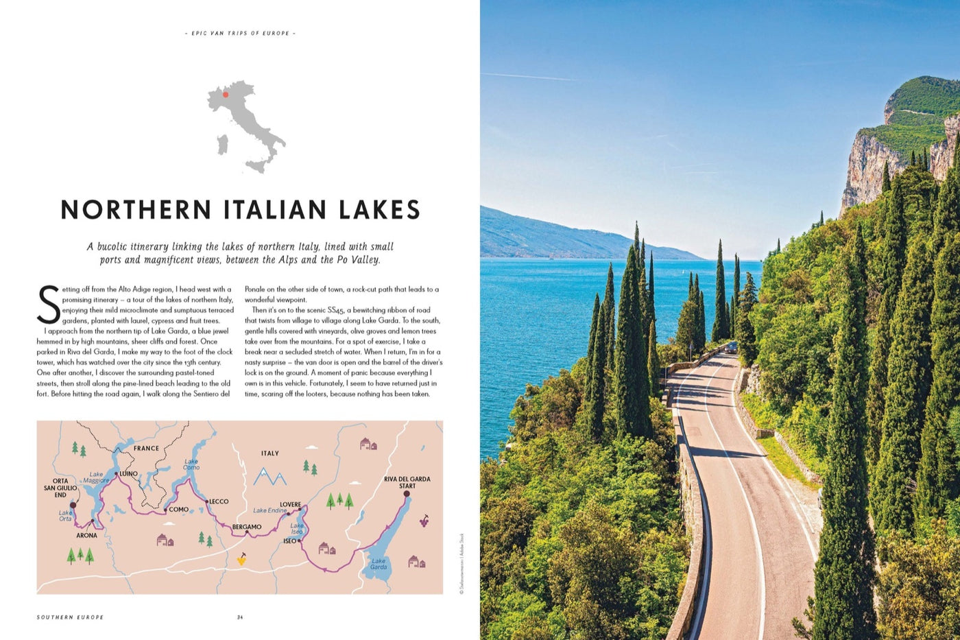 Lonely Planet Epic Van Trips of Europe inside page 3