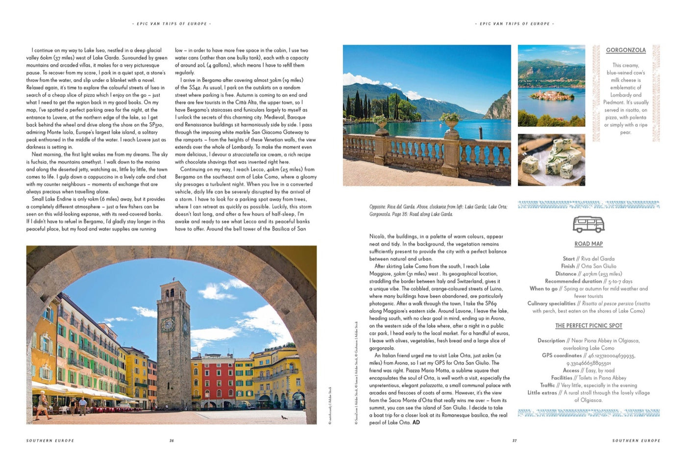 Lonely Planet Epic Van Trips of Europe inside page 4