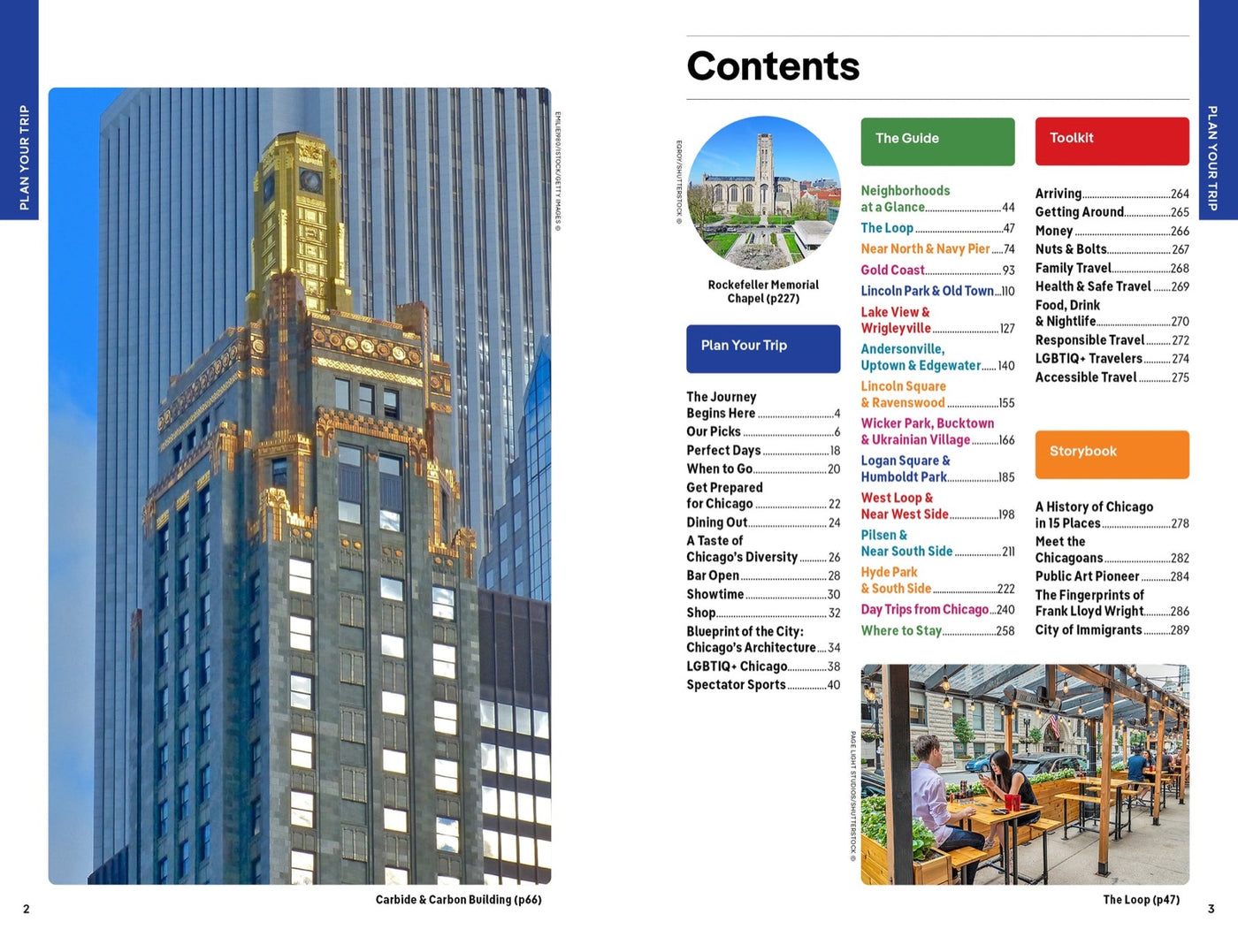 Lonely Planet Chicago inside page 1