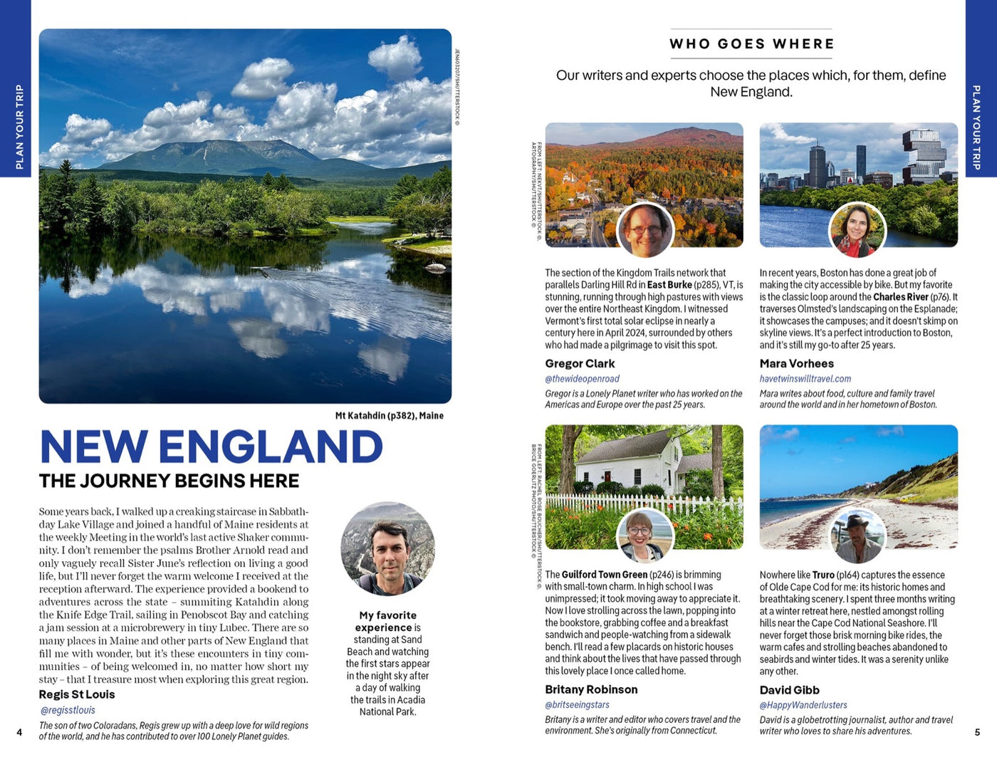 Lonely Planet New England inside page 2