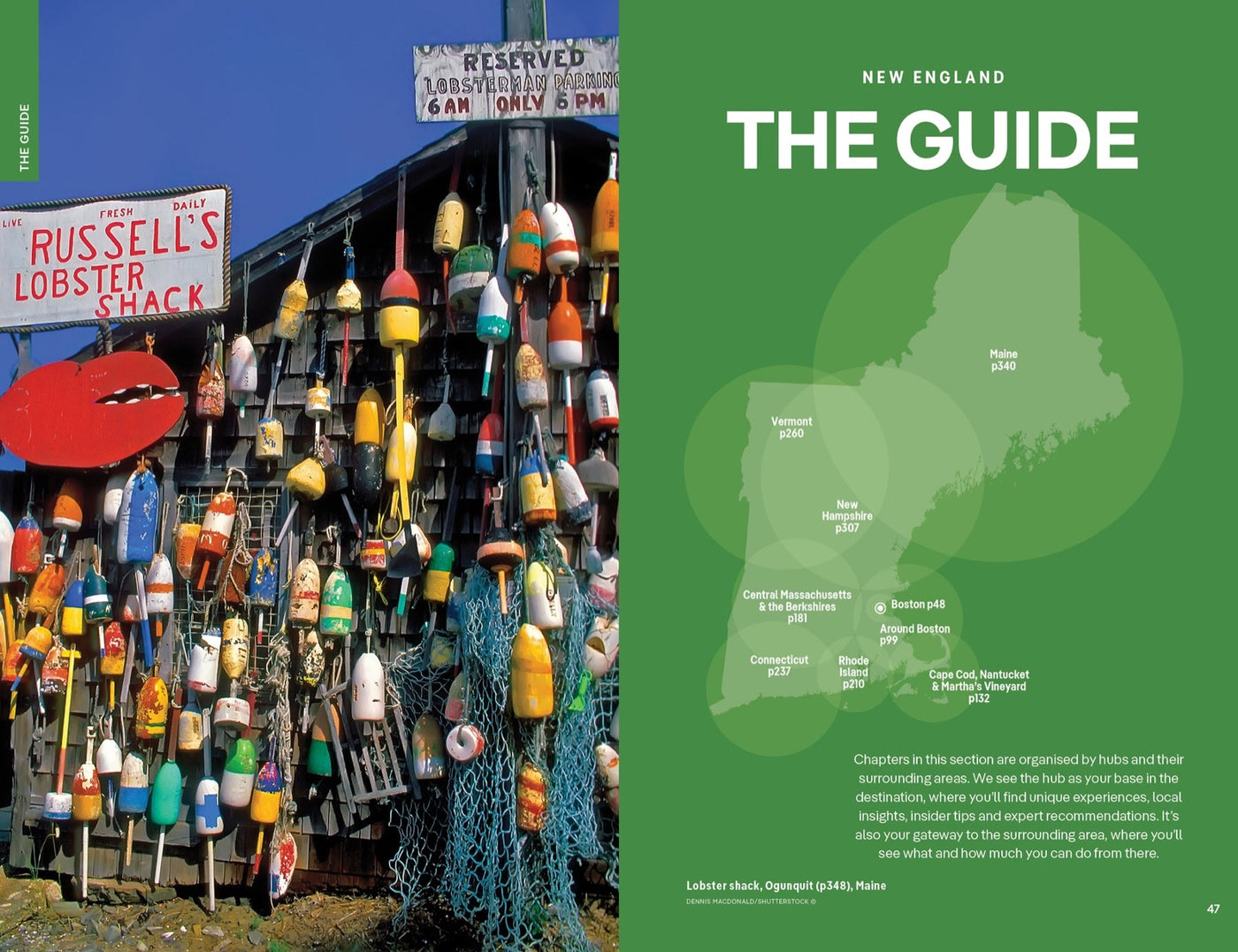 Lonely Planet New England inside page 10