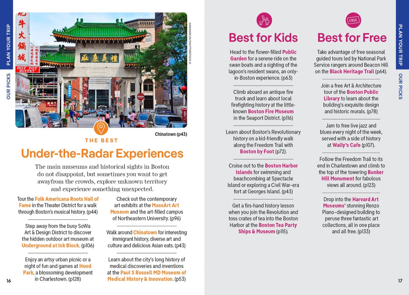 Lonely Planet Pocket Boston inside page 3