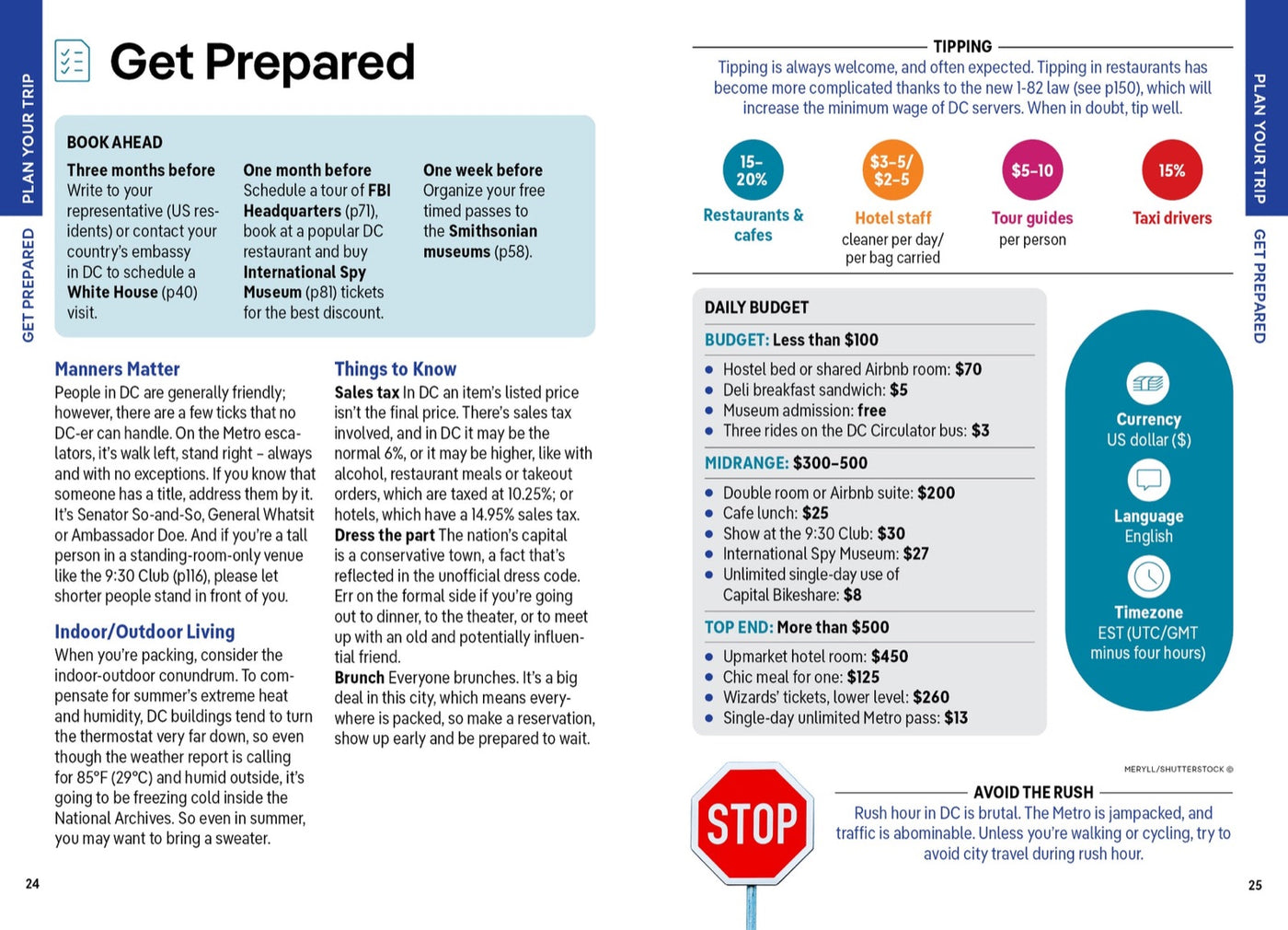 Lonely Planet Pocket Washington, DC inside page 5