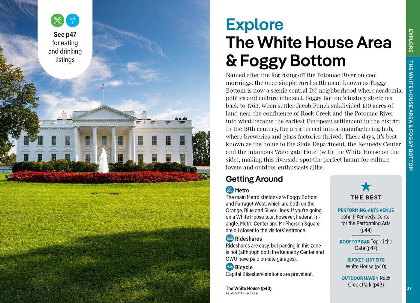 Lonely Planet Pocket Washington, DC inside page 9