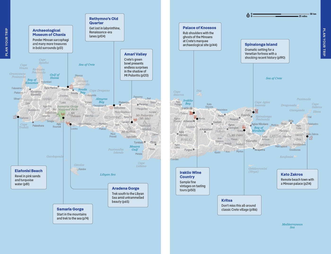 Lonely Planet Crete inside page 3