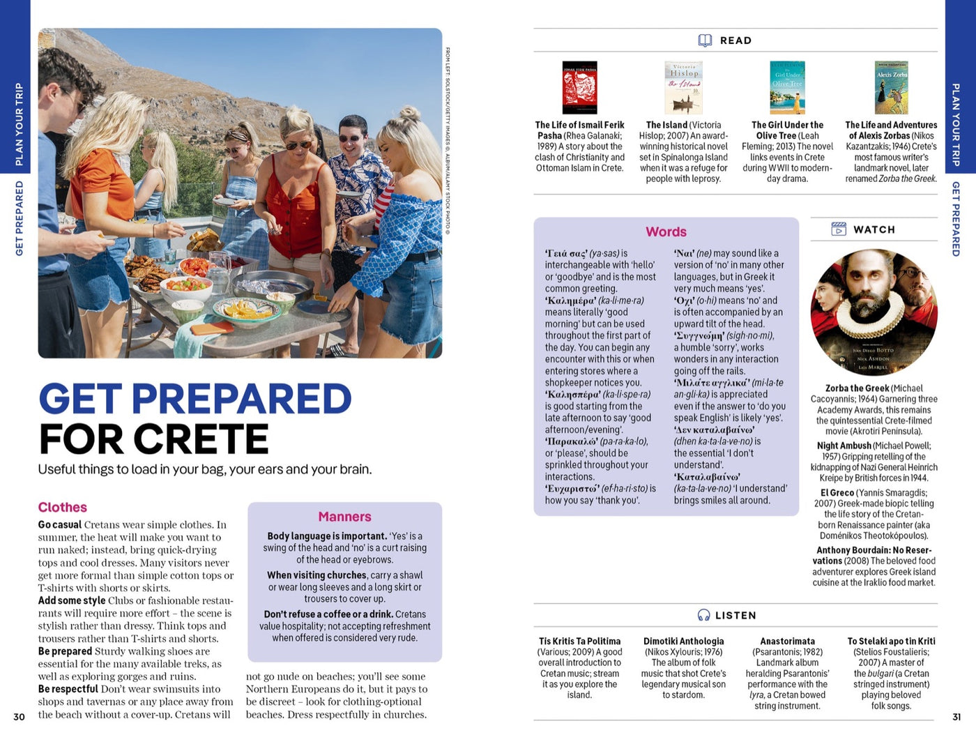 Lonely Planet Crete inside page 7