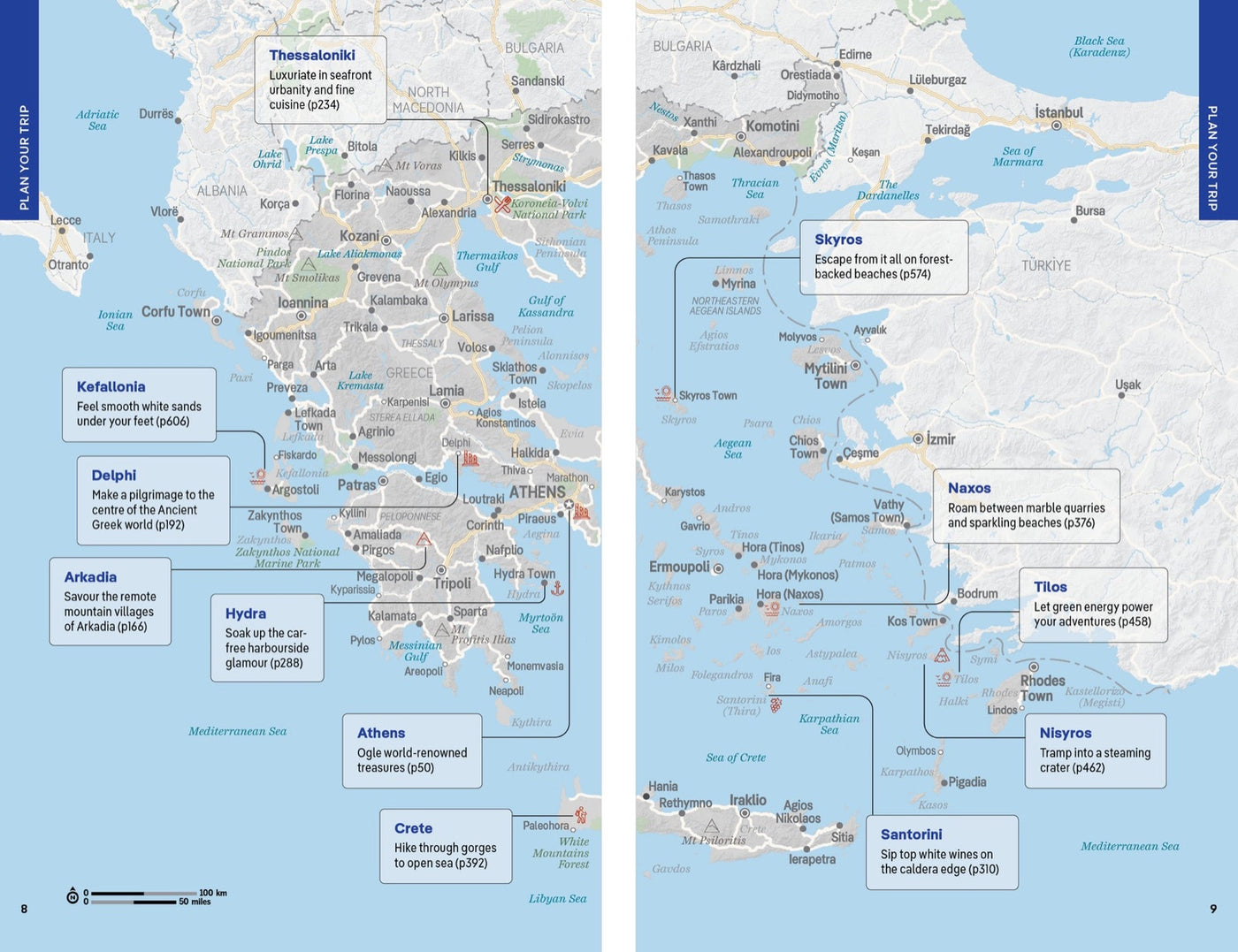 Lonely Planet Greece inside page 3