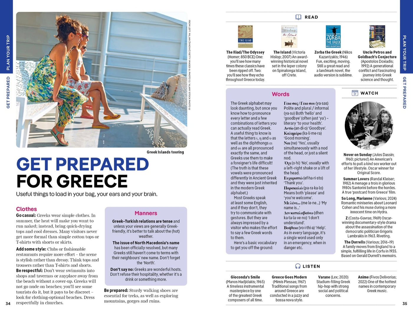 Lonely Planet Greek Islands inside page 7