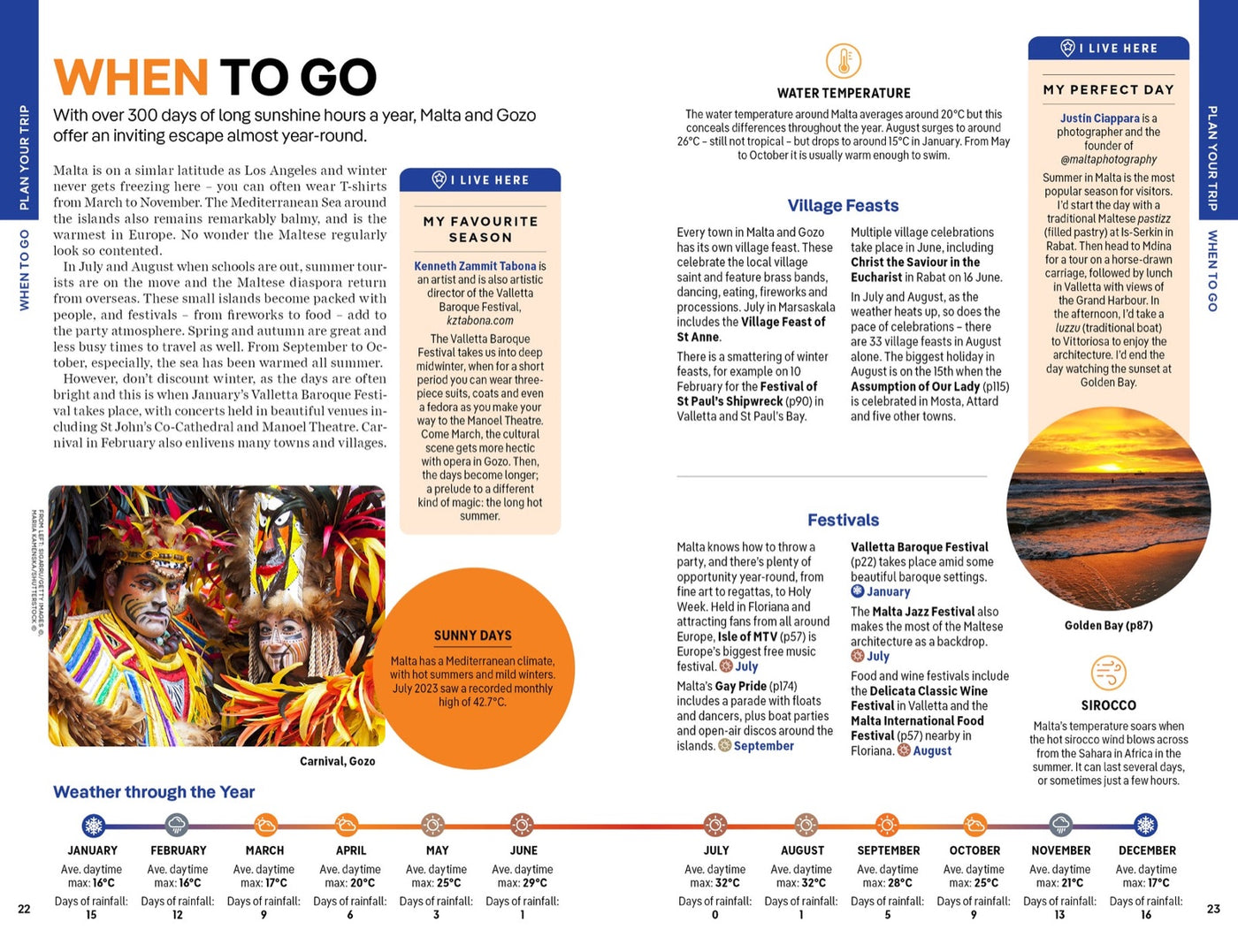 Lonely Planet Malta & Gozo inside page 6