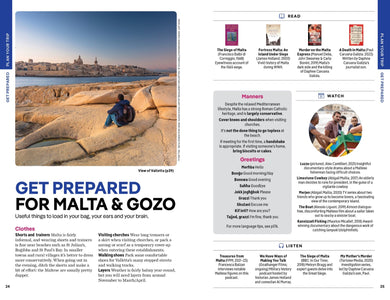 Lonely Planet Malta & Gozo inside page 7