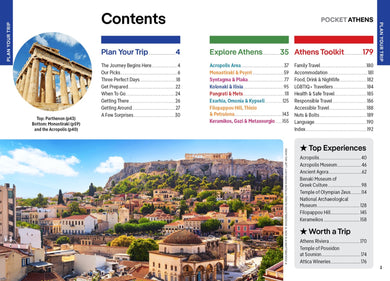 Lonely Planet Pocket Athens inside page 1