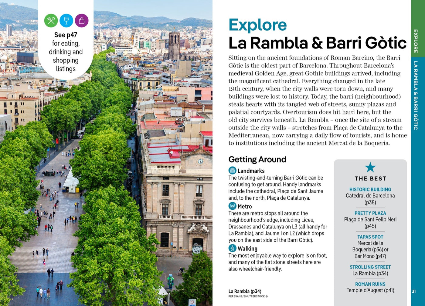 Lonely Planet Pocket Barcelona inside page 7