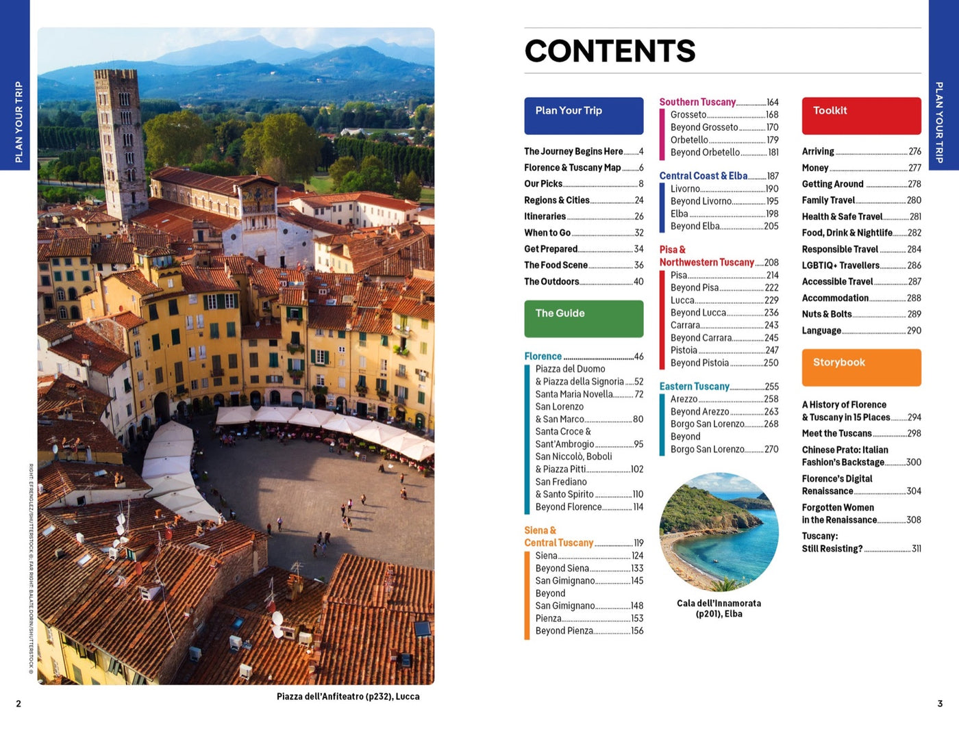 Lonely Planet Florence & Tuscany inside page 1