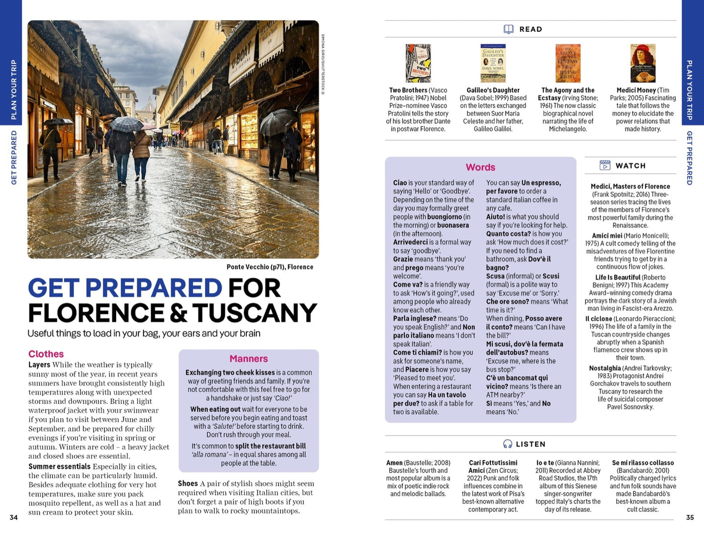 Lonely Planet Florence & Tuscany inside page 7