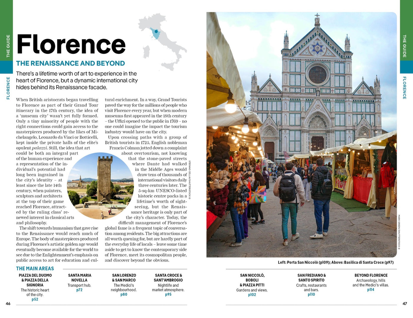 Lonely Planet Florence & Tuscany inside page 10