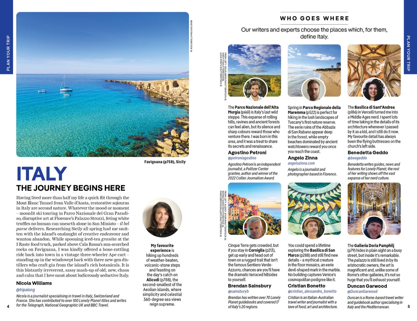 Lonely Planet Italy inside page 2