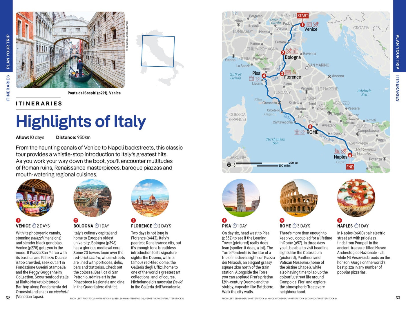 Lonely Planet Italy inside page 5