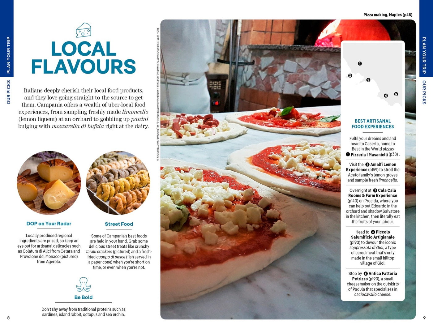 Lonely Planet Naples, Pompeii & the Amalfi Coast inside page 4
