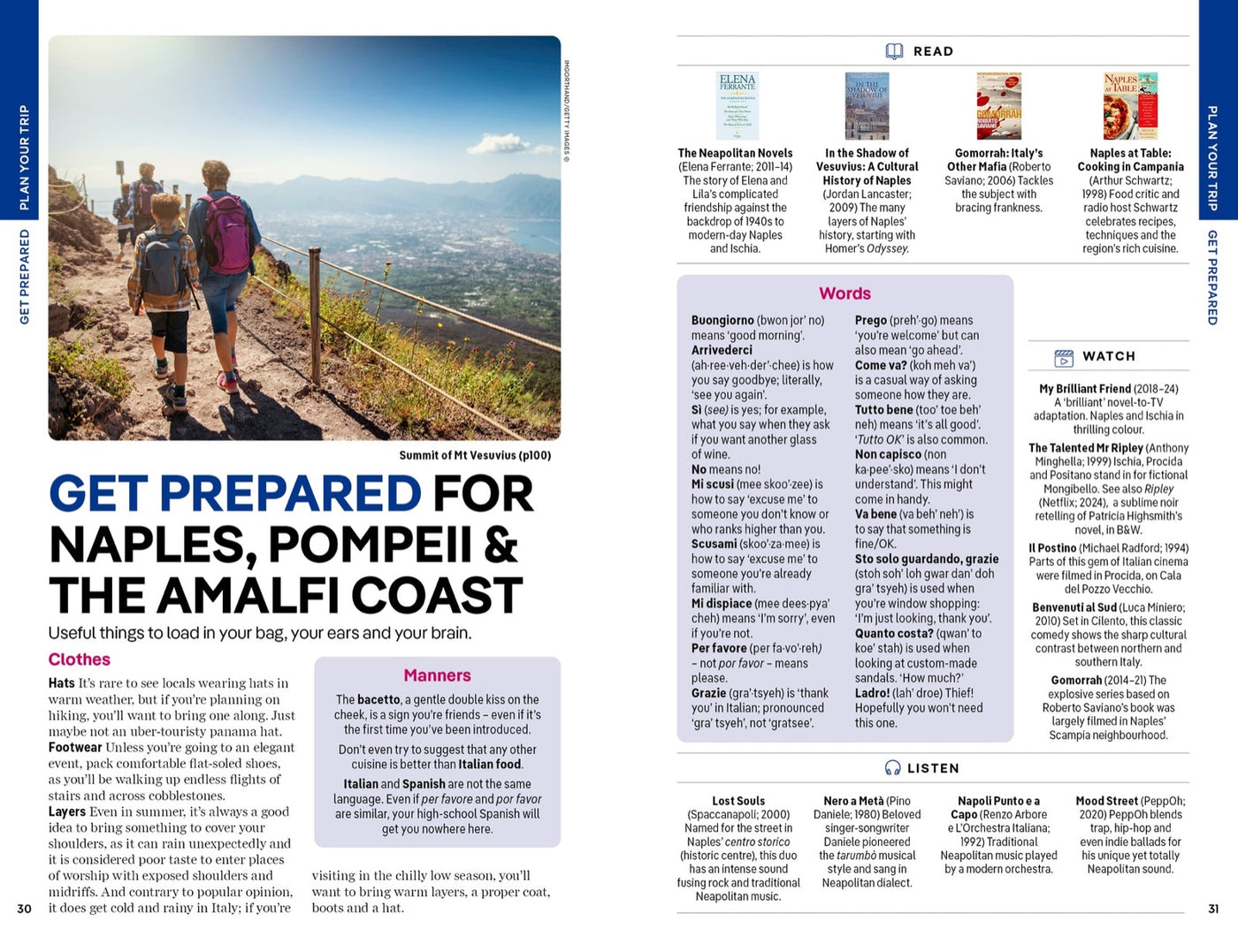 Lonely Planet Naples, Pompeii & the Amalfi Coast inside page 7