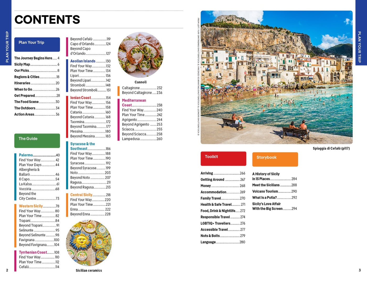 Lonely Planet Sicily inside page 1