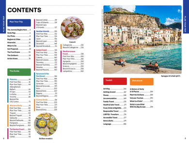 Lonely Planet Sicily inside page 1