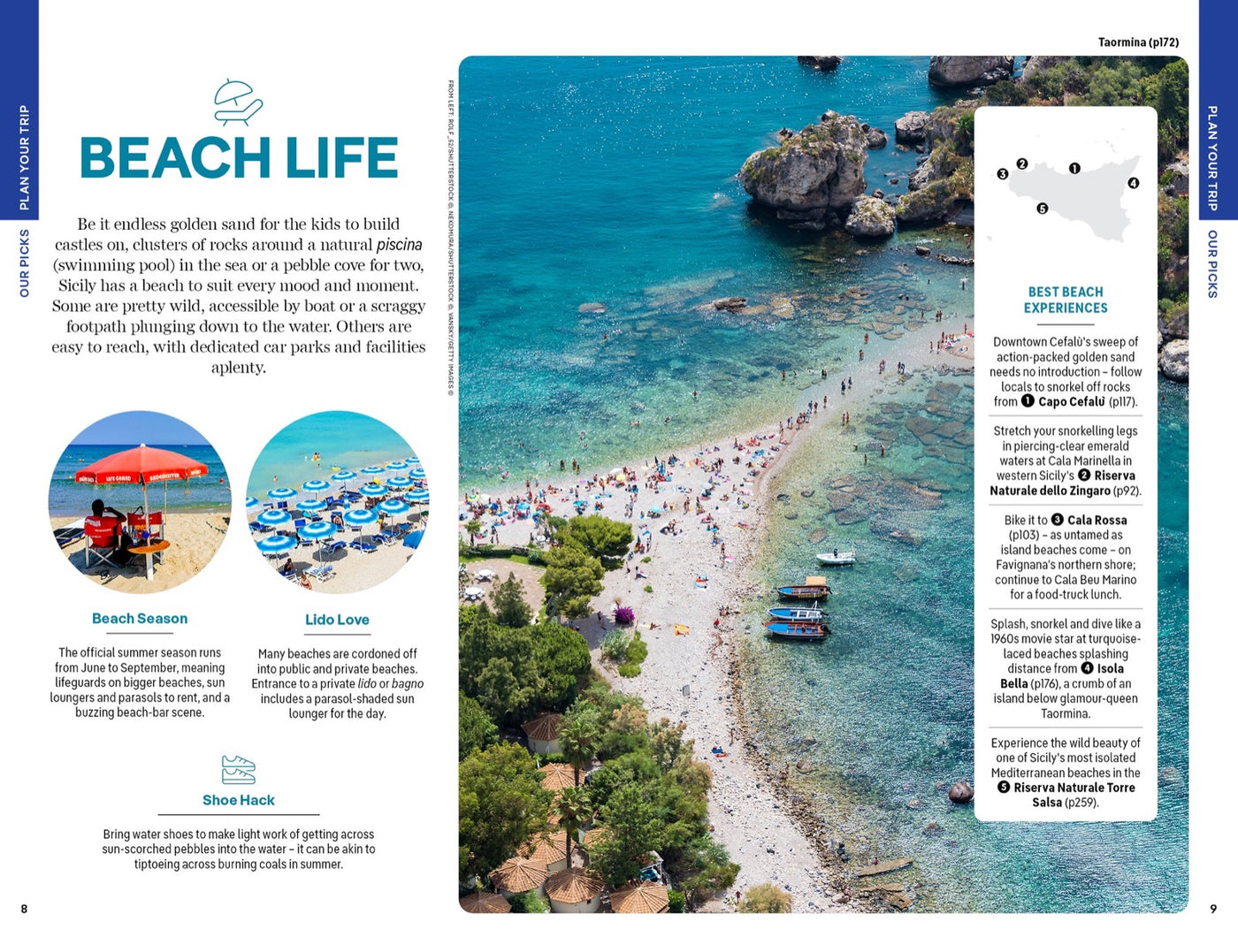 Lonely Planet Sicily inside page 4