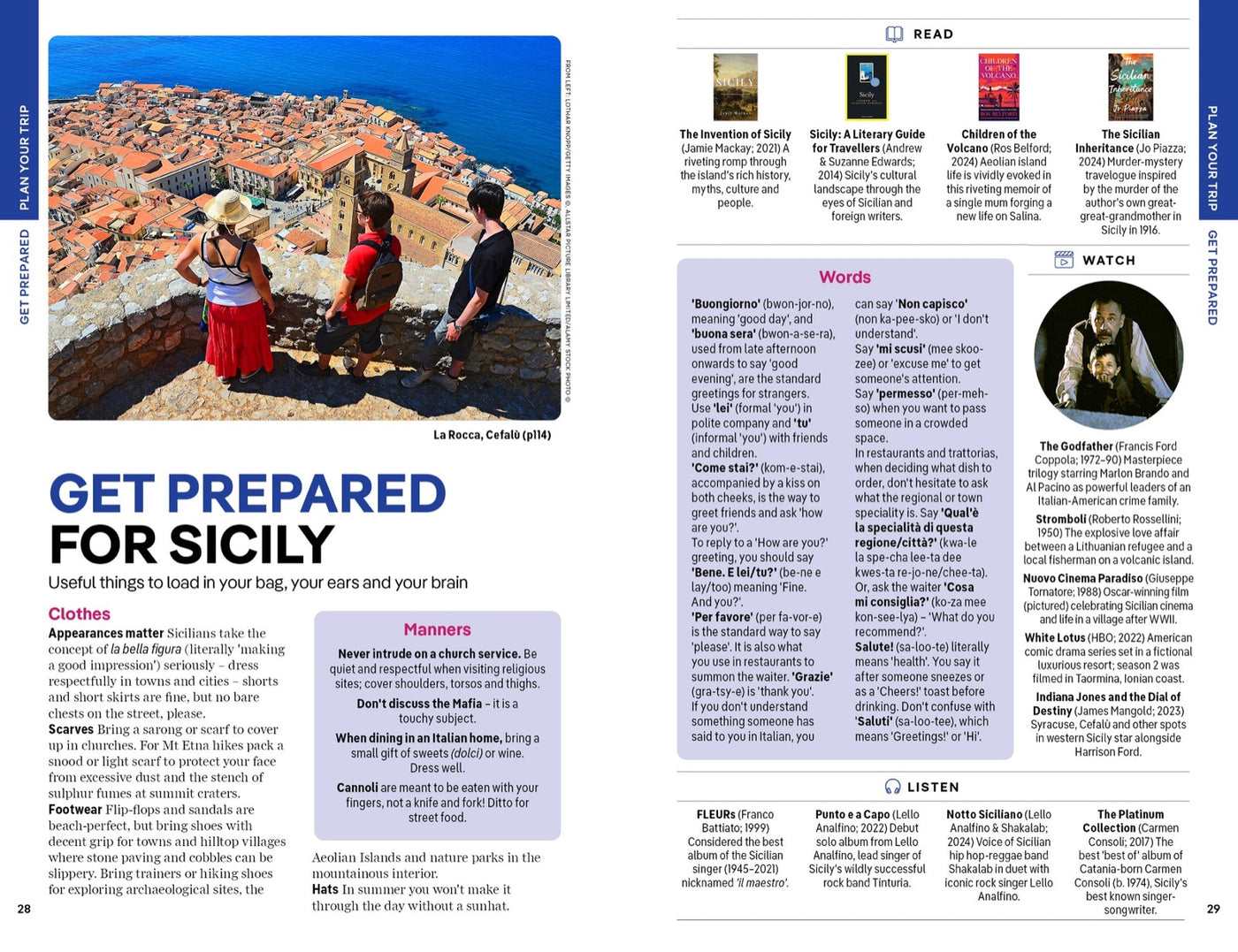 Lonely Planet Sicily inside page 7