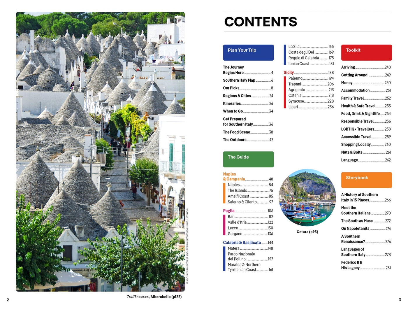 Lonely Planet Southern Italy inside page 1