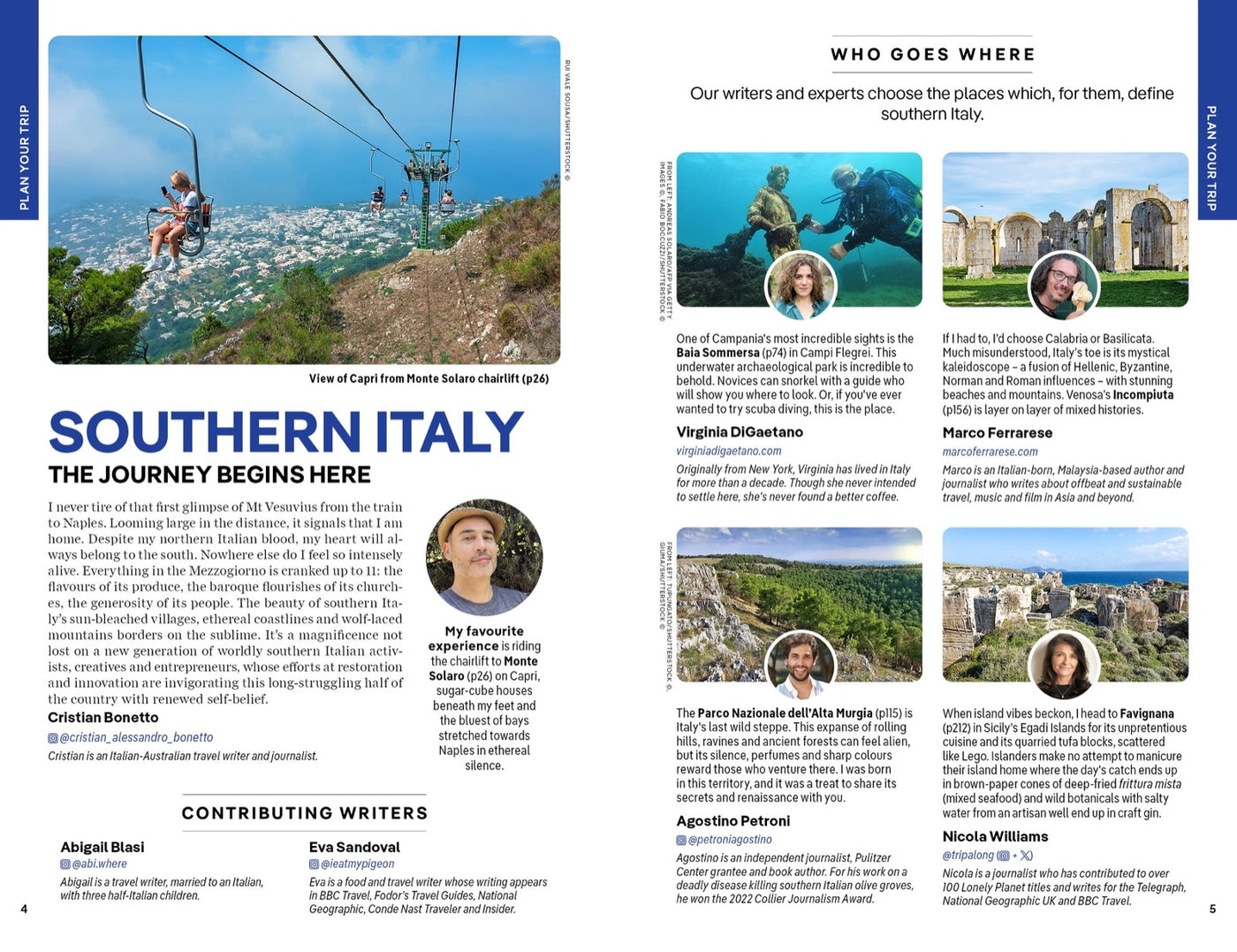 Lonely Planet Southern Italy inside page 2