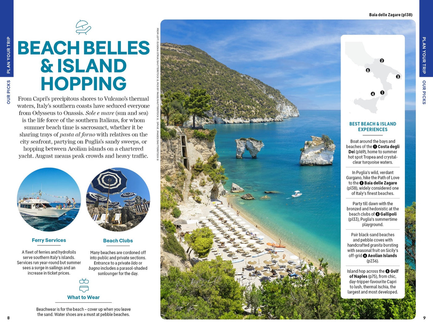 Lonely Planet Southern Italy inside page 4