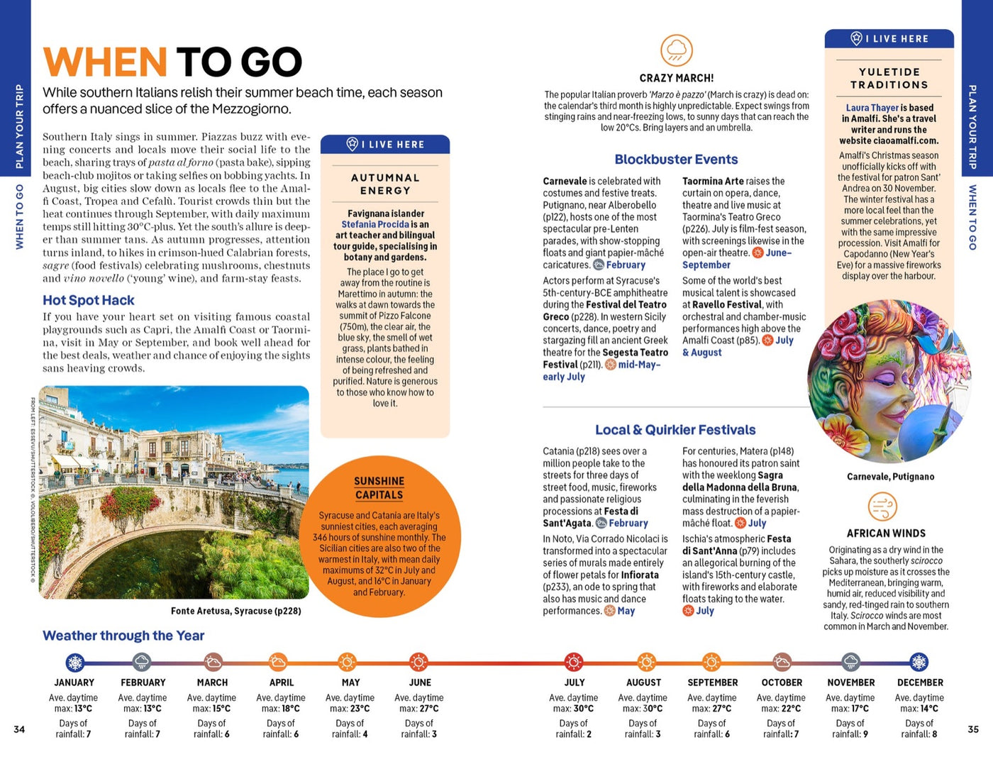 Lonely Planet Southern Italy inside page 6