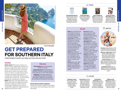 Lonely Planet Southern Italy inside page 7